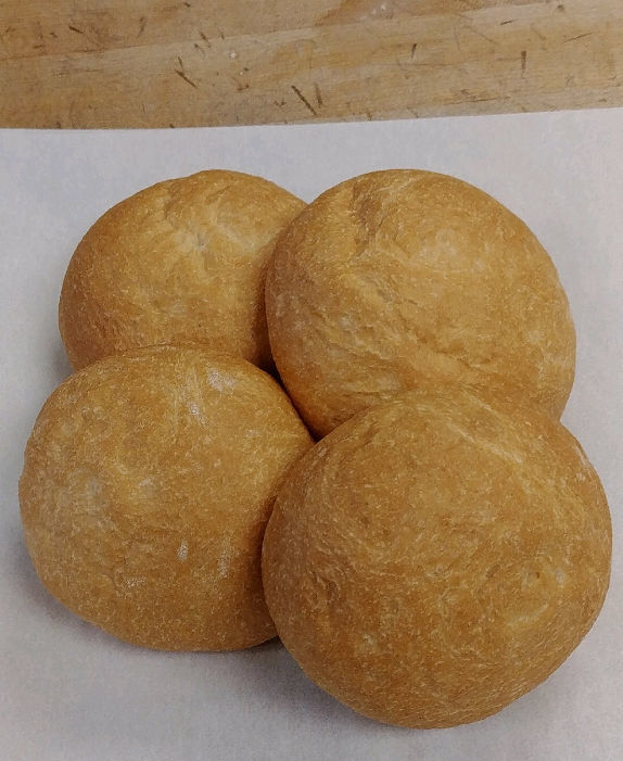 Pete's Hamburgers baked buns